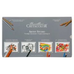 Cretacolor artist studio set of 72 pieces of pencils