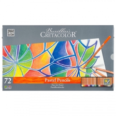 Cretacolor fine art zestaw pasteli suchych w kredce 72 kolory