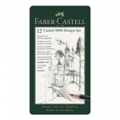 Faber-Castell 9000 zestaw 12 ołówków 5B-5H
