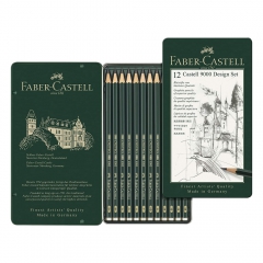 Faber-Castell 9000 a set of 12 5B-5H pencils