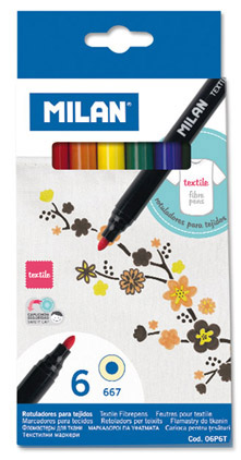 Milan Fabric pens 6psc