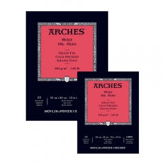Blok Arches do farb olejnych 300g 12ark Gran Fin