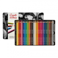 Conte a Paris a set of 24 pastels in a metal crayon pack
