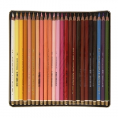 Koh-i-noor polycolor portrait crayons 24 colors metal packaging