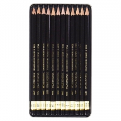 Koh-i-noor toison dor zestaw 12 profesjonalnych ołówków 8B-8H