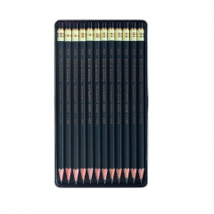 Koh-i-noor toison dor zestaw 12 profesjonalnych ołówków 8B-2H