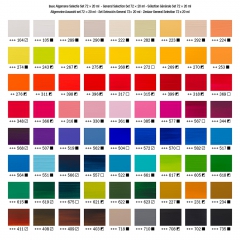 Talens amsterdam general selection zestaw farb akrylowych72x20ml