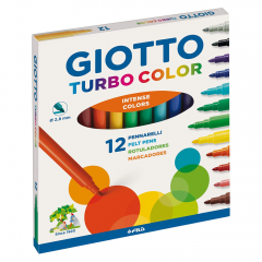Giotto turbo color zestaw 12 pisaków