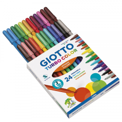 Set of 24 color pens Giotto Turbo Color