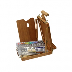 Maimeri classico oil paint set 15x20ml + wooden case accessories