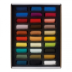 Sennelier pastele suche zestaw podstawowy 30 kolorów połówki