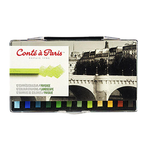 Conte a Paris krajobrazowe zestaw 12 pasteli suchych