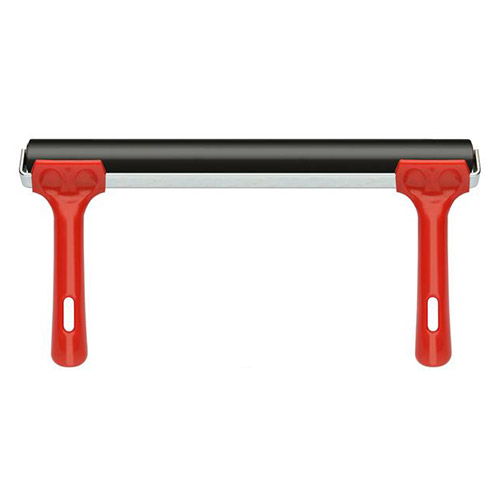 Rubber roller with a double handle 30 cm