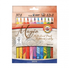 Koh-i-noor magic set of 12 colored pencils + blender
