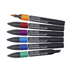 Winsor&Newton brushmarker rich tones zestaw 6 kolorów