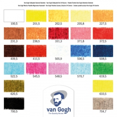Talens van gogh set of 24 dry pastels