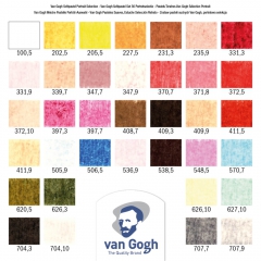 Talens van gogh portretowe zestaw 36 pasteli suchych