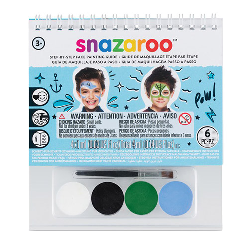 Snazaroo boys zestaw farb do twarzy booklet