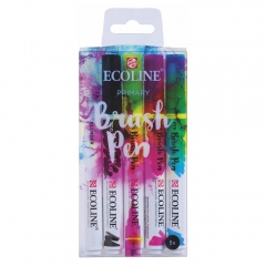 Talens ecoline primary set of 5 pens