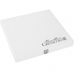 Cretacolor black & white box wood sketching set. cassette