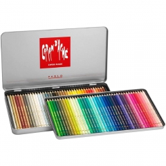 Caran dache pablo set of 80 colored pencils in a packaging