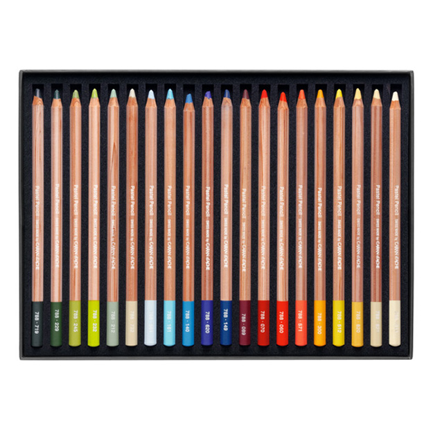 Caran dAche dry pastels in a crayon of 40 colors