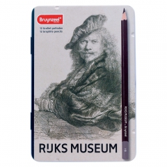 Bruynzeel museum rembrandt autoportret zestaw 12 ołówków