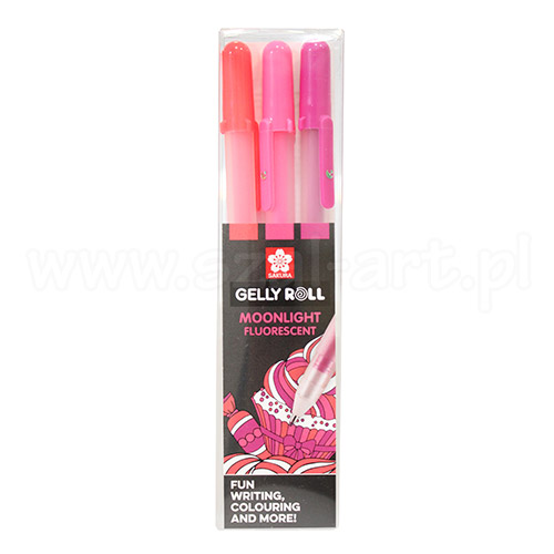 Sakura gelly roll moonlight sweet zestaw 3 długopisów żelowych
