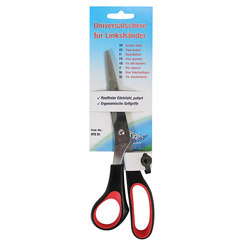 Universal scissors for left hand 21cm