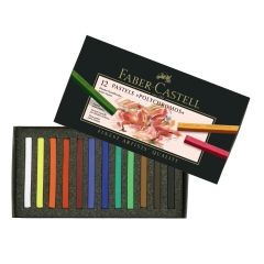 Faber-Castell polychromos zestaw 12 pasteli suchych w sztyfcie