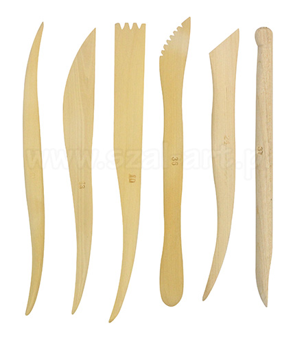 Modeling spatulas 6 pieces