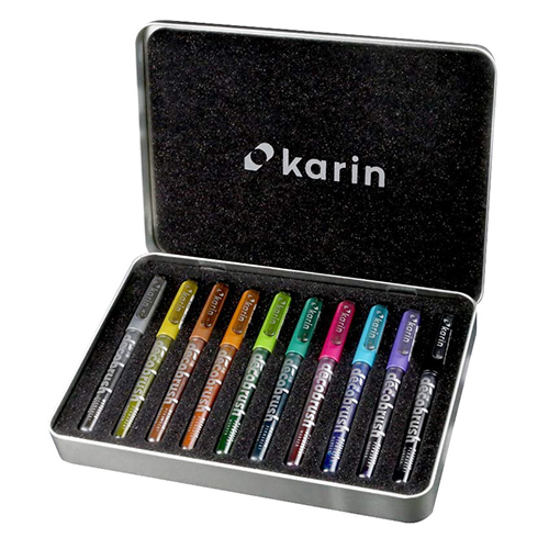 Karin decobrush metallic set of 10 markers