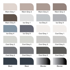 Winsor&Newton promarker grey and black zestaw 24 kolorów