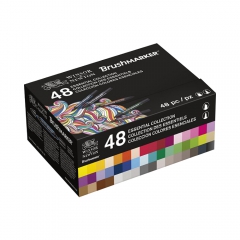 Winsor&Newton brushmarker essential collection set of 48 color