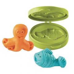 Fimo kids sea animals a set of plastic molds