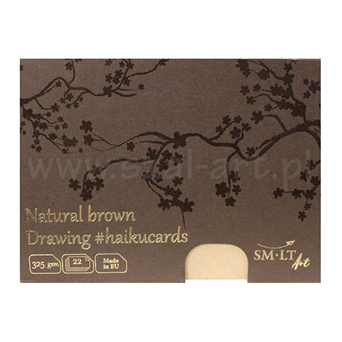 Haiku SM-LT natural brown drawing kartki w pudełku 325g 22ark