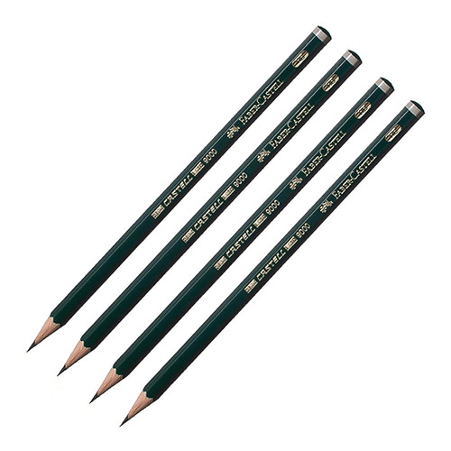Faber-Castell 9000 graphite pencils