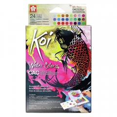 Sakura koi water colors creative art colors zestaw 24 akwareli