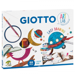 Giotto easy drawing creative set containing 68 elements