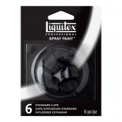Liquitex set of 6 spray paint tips