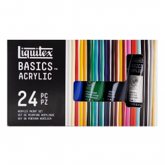 Liquitex basics zestaw farb akrylowych 24x22ml BOX