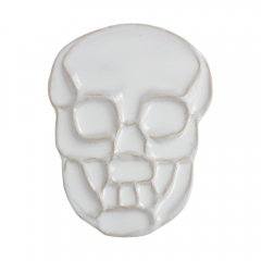 Renesans porcelain palette 12x15,5cm skull