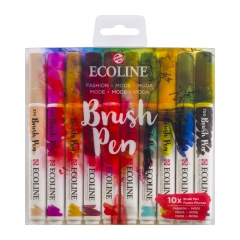 Talens ecoline fashion set of 10 pens