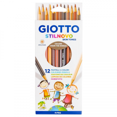 Giotto stilnovo skin tones zestaw 12 kredek rysunkowych