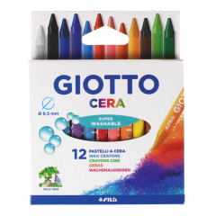 Giotto cera set of 12 wax crayons