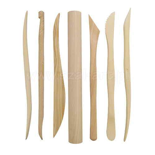 Fila wooden modeling tools 7 pieces DAS