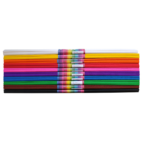 Happy Color bibuła marszczona 10 kolorów 50x200 cm