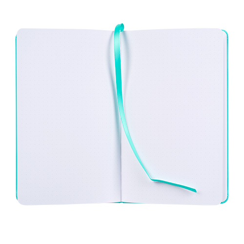 Sketchbook Bruynzeel bullet journal turquoise 13x21cm 140g 64 sh