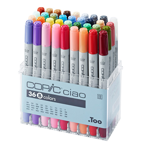 Copic ciao set B set of 36 double-sided pens