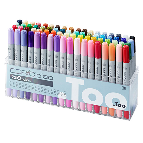 Copic ciao set A set of 72 double-sided pens
